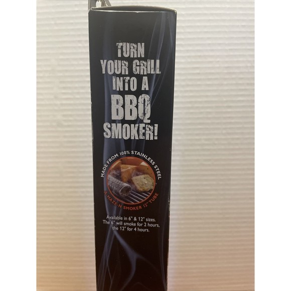 New AMAZE-N 12" Tube BBQ Smoker Grilling 100% Stainless Steel Cook Out Accessory - Picture 6 of 9